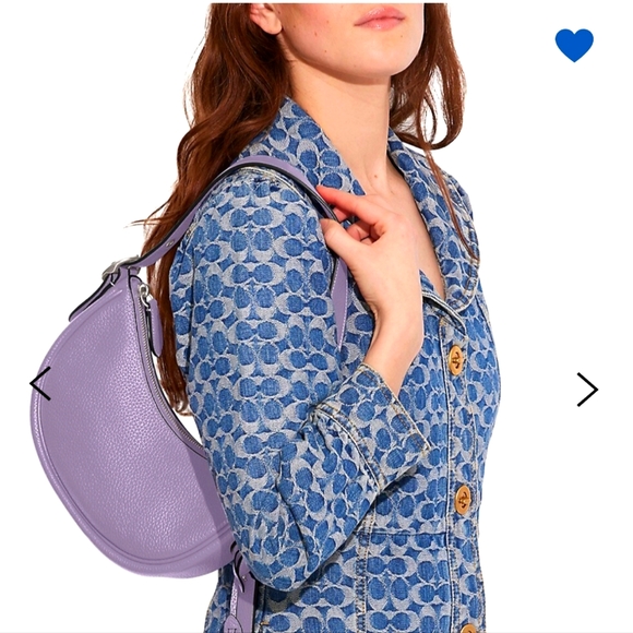 New Coach Luna Leather Handbag - Picture 2 of 10